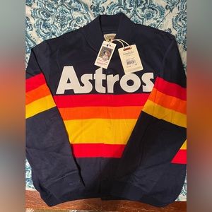 Mitchell & Ness Houston Astros Navy Cooperstown Collection Full-Snap Jacket XXL